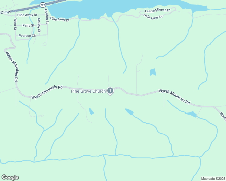 map of restaurants, bars, coffee shops, grocery stores, and more near 4538 Wyeth Mountain Road in Guntersville