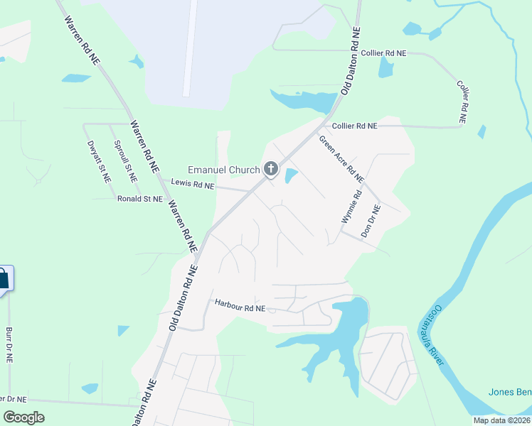 map of restaurants, bars, coffee shops, grocery stores, and more near 10 Birchfield Drive Northeast in Rome