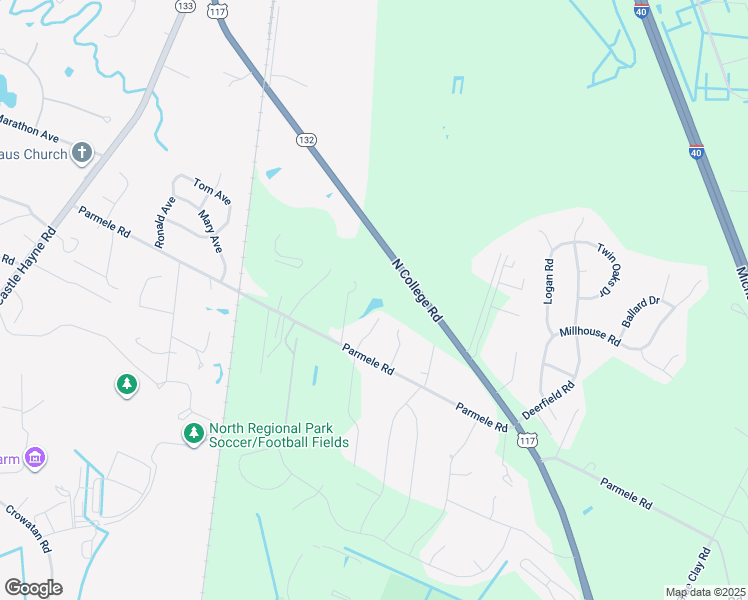 map of restaurants, bars, coffee shops, grocery stores, and more near in Castle Hayne