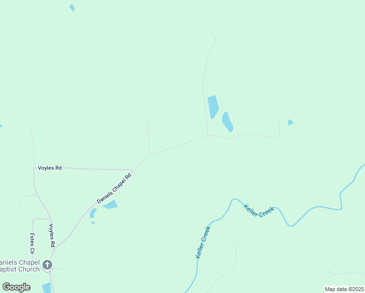 map of restaurants, bars, coffee shops, grocery stores, and more near 1299 Daniels Chapel Road in Eva