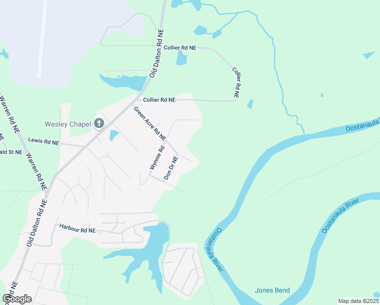 map of restaurants, bars, coffee shops, grocery stores, and more near 33 Green Acre Road Northeast in Rome