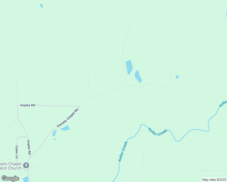 map of restaurants, bars, coffee shops, grocery stores, and more near 1299 Daniels Chapel Road in Eva