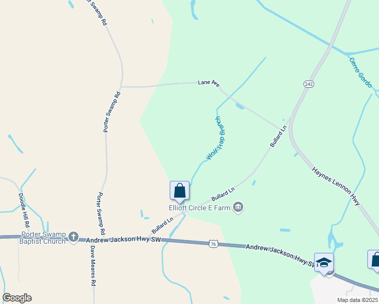 map of restaurants, bars, coffee shops, grocery stores, and more near 215 Bullard Lane in Cerro Gordo