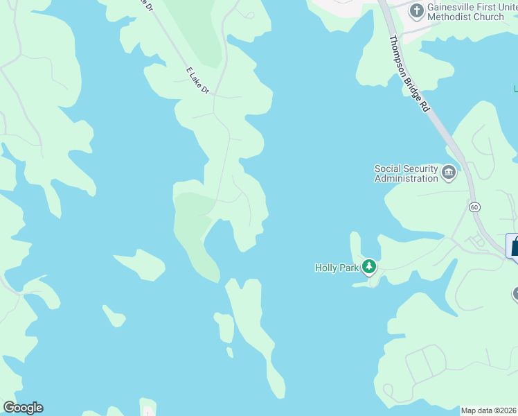 map of restaurants, bars, coffee shops, grocery stores, and more near 2933 Pointe Drive in Gainesville