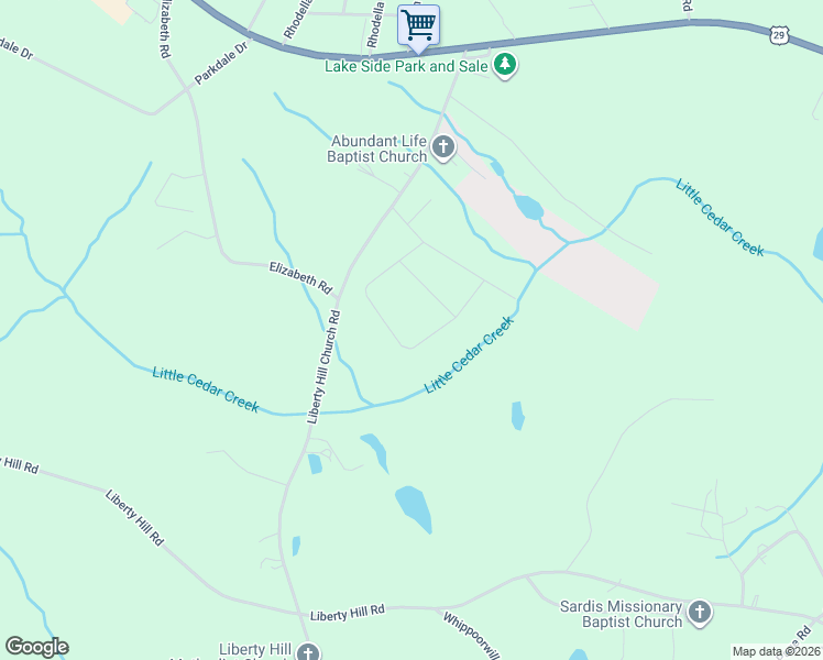 map of restaurants, bars, coffee shops, grocery stores, and more near 21 Berryman Road in Hartwell