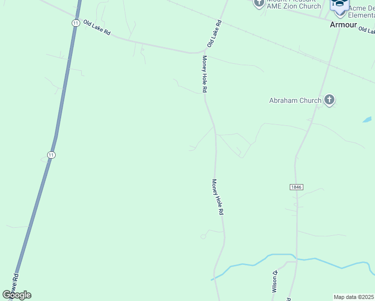 map of restaurants, bars, coffee shops, grocery stores, and more near 174 Waddell Sutton Lane in Riegelwood