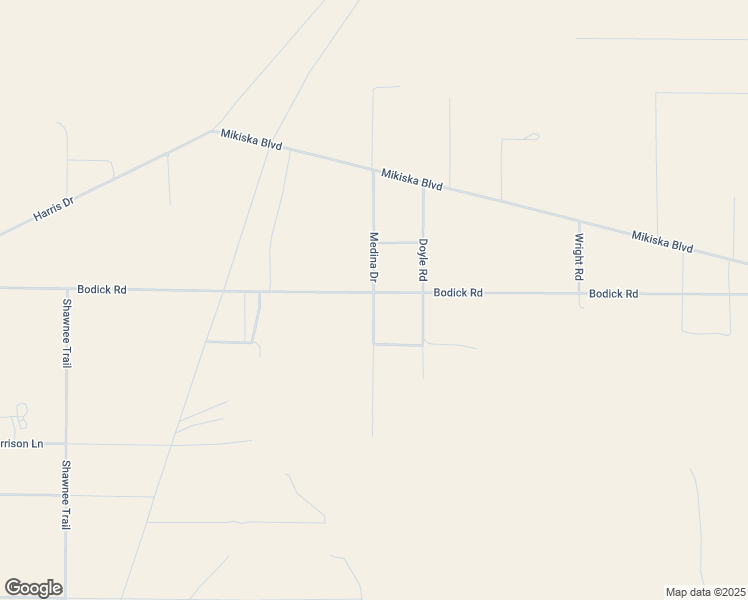 map of restaurants, bars, coffee shops, grocery stores, and more near Medina Drive in Landers