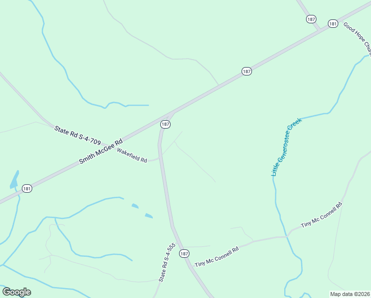 map of restaurants, bars, coffee shops, grocery stores, and more near 108 Wakefield Road in Iva