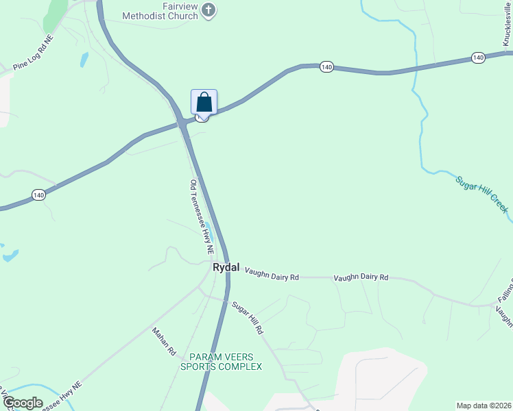 map of restaurants, bars, coffee shops, grocery stores, and more near 4222 U.S. 411 in Kingston