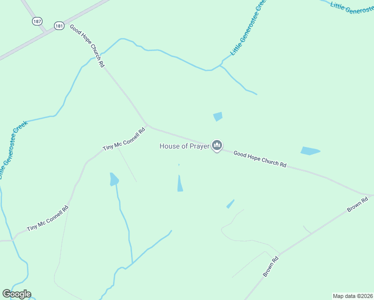 map of restaurants, bars, coffee shops, grocery stores, and more near 1100 Good Hope Church Road in Starr