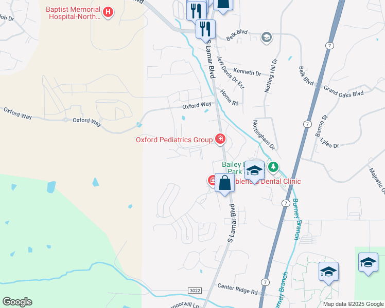 map of restaurants, bars, coffee shops, grocery stores, and more near 101 Farm View Drive in Oxford