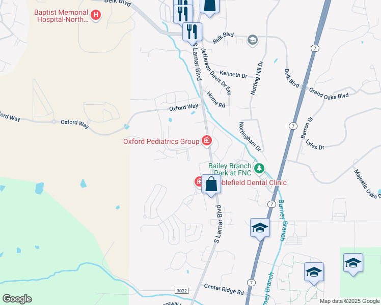 map of restaurants, bars, coffee shops, grocery stores, and more near 107 Farm View Drive in Oxford