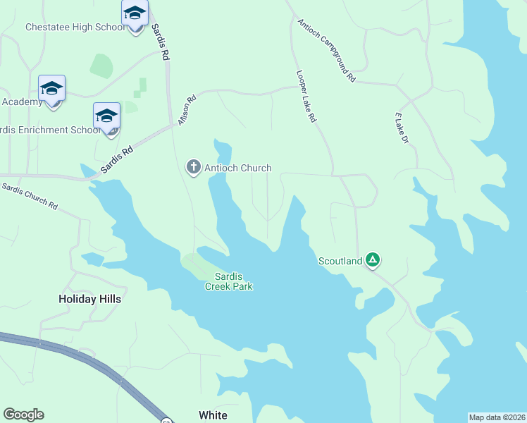 map of restaurants, bars, coffee shops, grocery stores, and more near 3613 Schofield Road in Gainesville