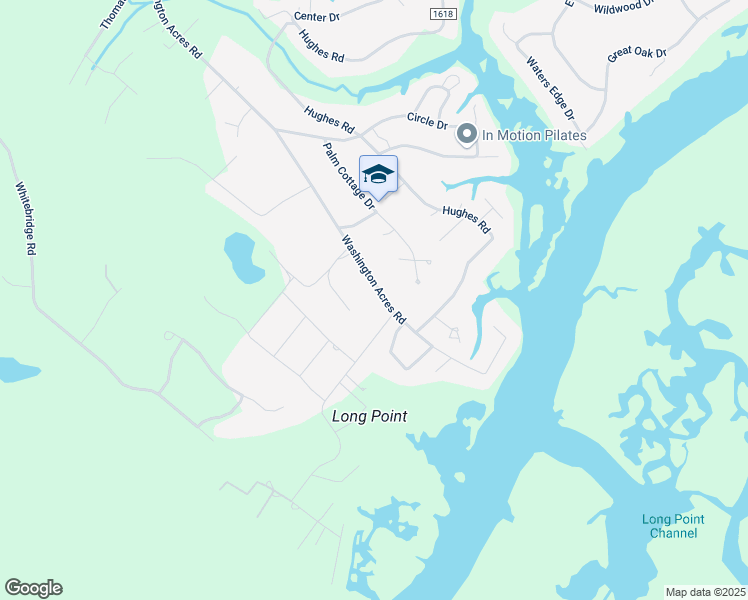 map of restaurants, bars, coffee shops, grocery stores, and more near 1542 Washington Acres Road in Hampstead