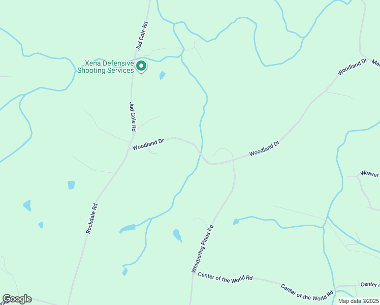 map of restaurants, bars, coffee shops, grocery stores, and more near 1123 Woodland Drive in Canon
