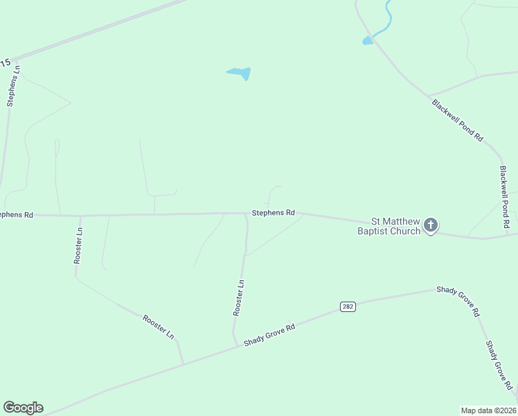 map of restaurants, bars, coffee shops, grocery stores, and more near 2972 Stephens Road in Bethune