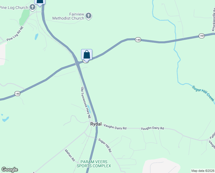 map of restaurants, bars, coffee shops, grocery stores, and more near in Rydal