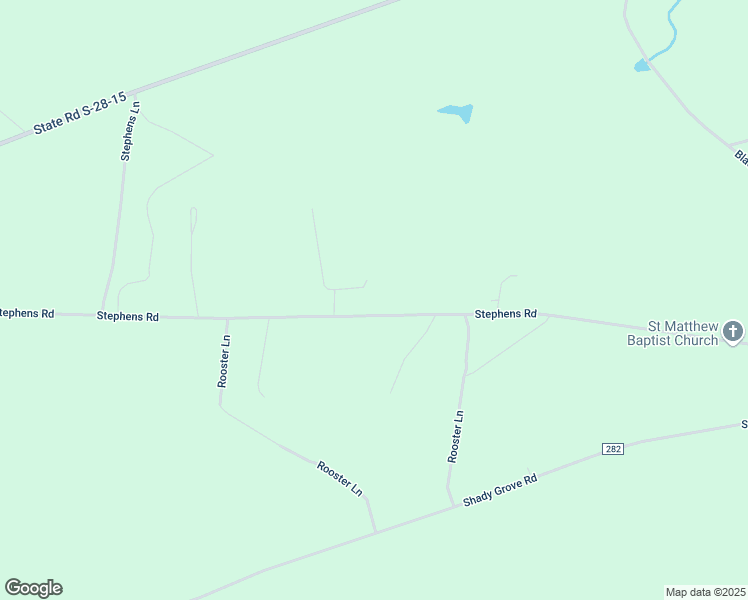 map of restaurants, bars, coffee shops, grocery stores, and more near 4351 Stephens Road in Bethune