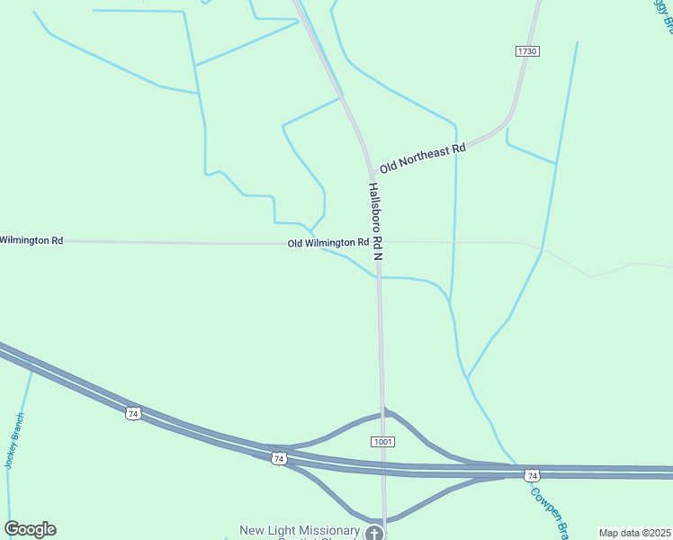 map of restaurants, bars, coffee shops, grocery stores, and more near 2745 Old Wilmington Road in Whiteville