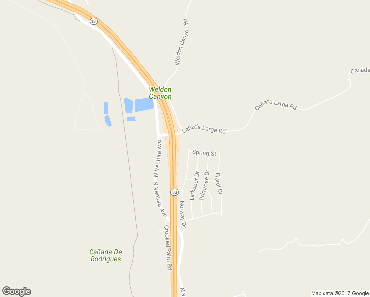 map of restaurants, bars, coffee shops, grocery stores, and more near 5419 Norway Drive in Ventura