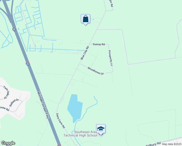 map of restaurants, bars, coffee shops, grocery stores, and more near 5300 Woodhaven Drive in Castle Hayne