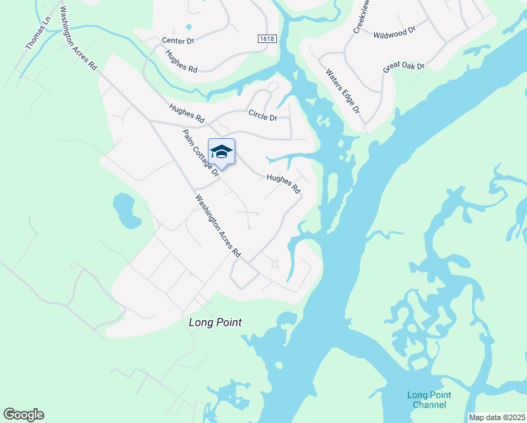 map of restaurants, bars, coffee shops, grocery stores, and more near 104 Date Palm Court in Hampstead
