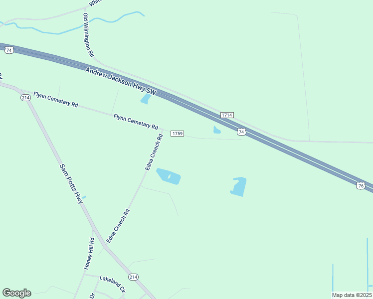 map of restaurants, bars, coffee shops, grocery stores, and more near 466 Edna Creech Road in Whiteville