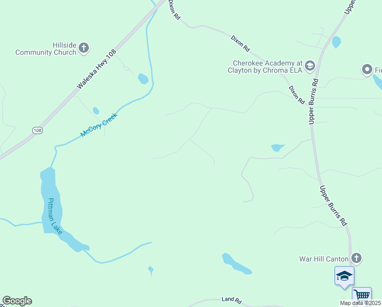 map of restaurants, bars, coffee shops, grocery stores, and more near 741 Pittman Lane in Canton