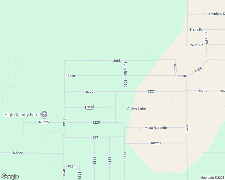 map of restaurants, bars, coffee shops, grocery stores, and more near 19 County Road in Concho