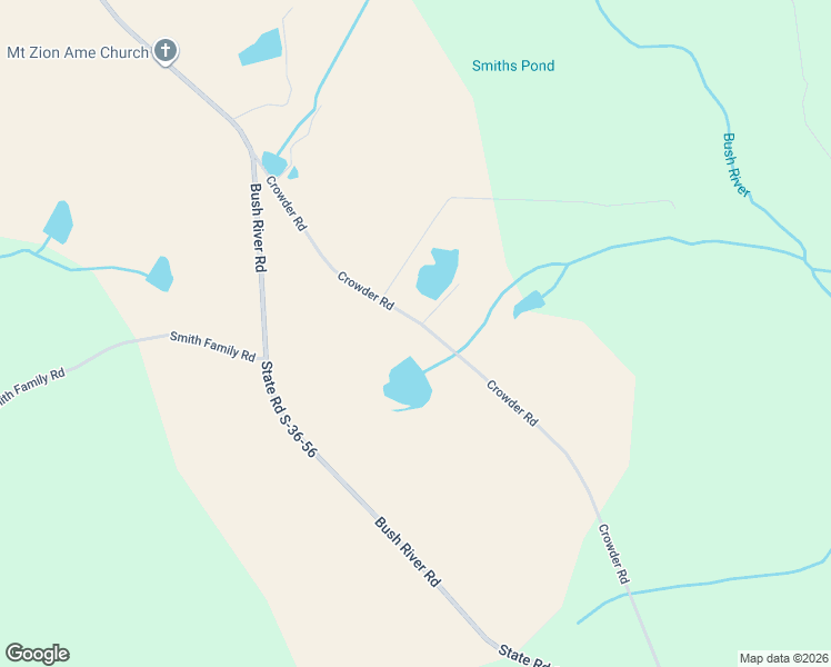 map of restaurants, bars, coffee shops, grocery stores, and more near 544 Crowder Road in Kinards