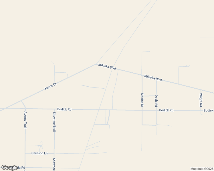 map of restaurants, bars, coffee shops, grocery stores, and more near 5300 Broadway in San Bernardino County