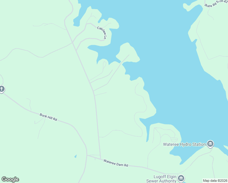 map of restaurants, bars, coffee shops, grocery stores, and more near 1402 Lake Road in Ridgeway