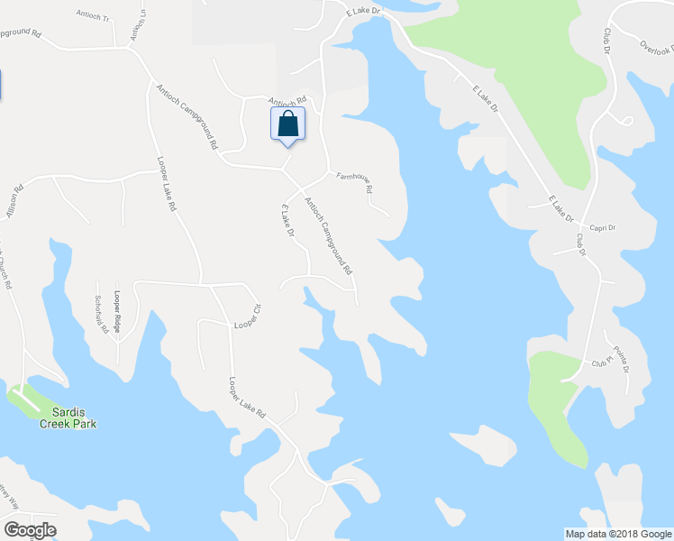 map of restaurants, bars, coffee shops, grocery stores, and more near 1180 Antioch Campground Road in Gainesville