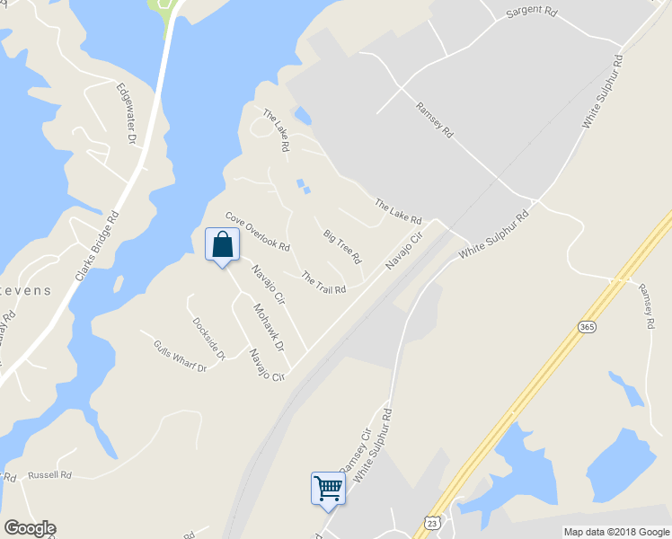 map of restaurants, bars, coffee shops, grocery stores, and more near 3113 Beech Tree Way in Gainesville