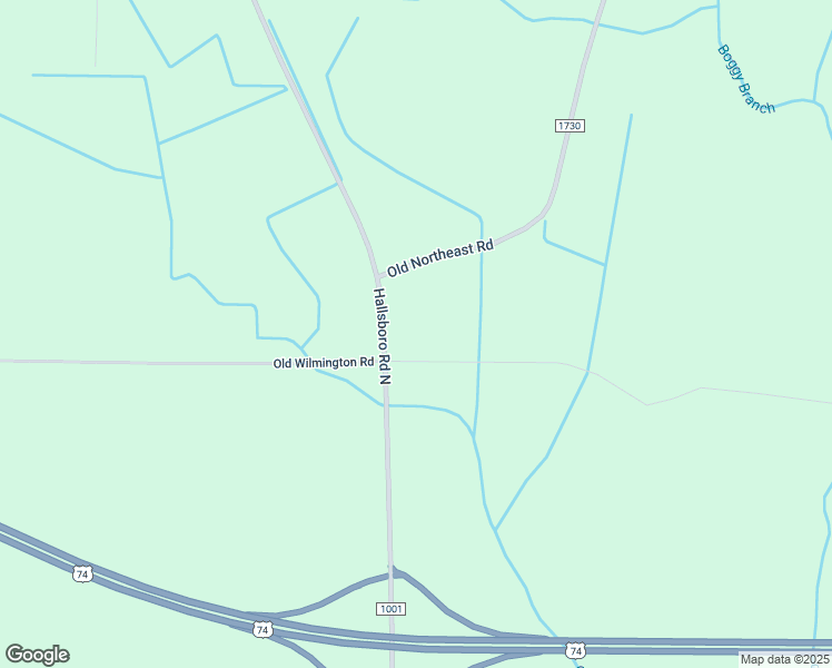map of restaurants, bars, coffee shops, grocery stores, and more near 642 Hallsboro Road North in Hallsboro