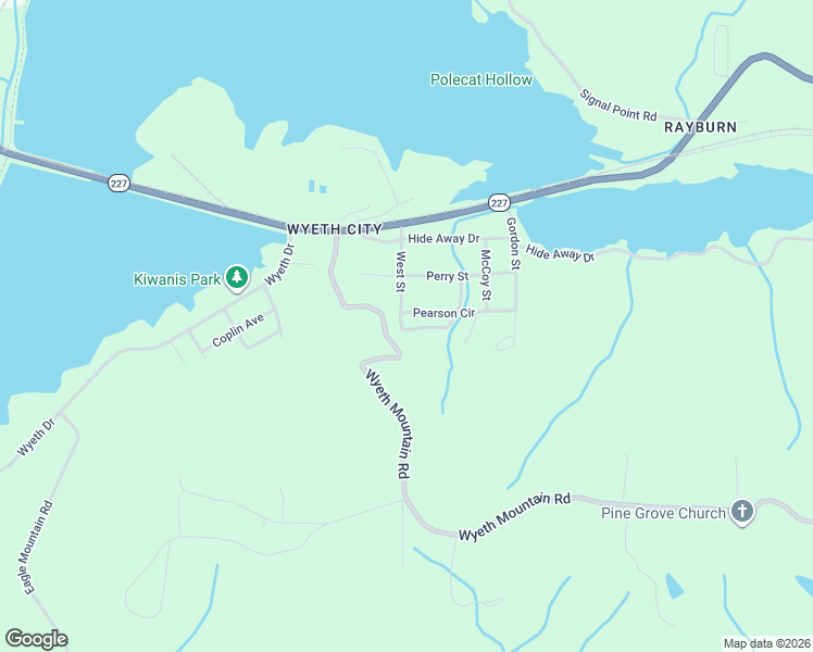 map of restaurants, bars, coffee shops, grocery stores, and more near 3615 Smith Street in Guntersville