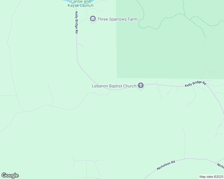 map of restaurants, bars, coffee shops, grocery stores, and more near 0 Kelly Bridge Road in Dawsonville