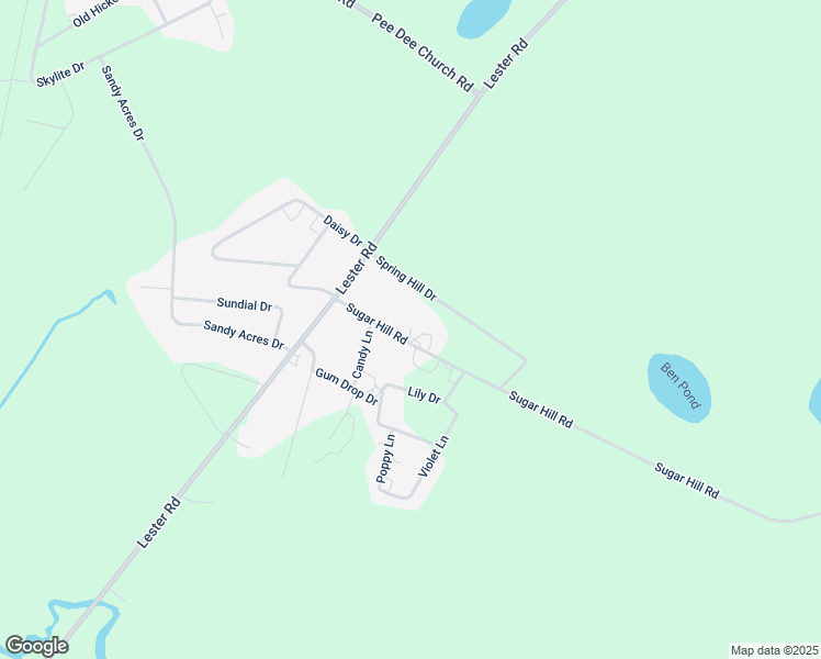 map of restaurants, bars, coffee shops, grocery stores, and more near 1636 Sugar Hill Road in Dillon