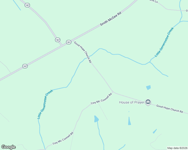 map of restaurants, bars, coffee shops, grocery stores, and more near 1533 Good Hope Church Road in Starr