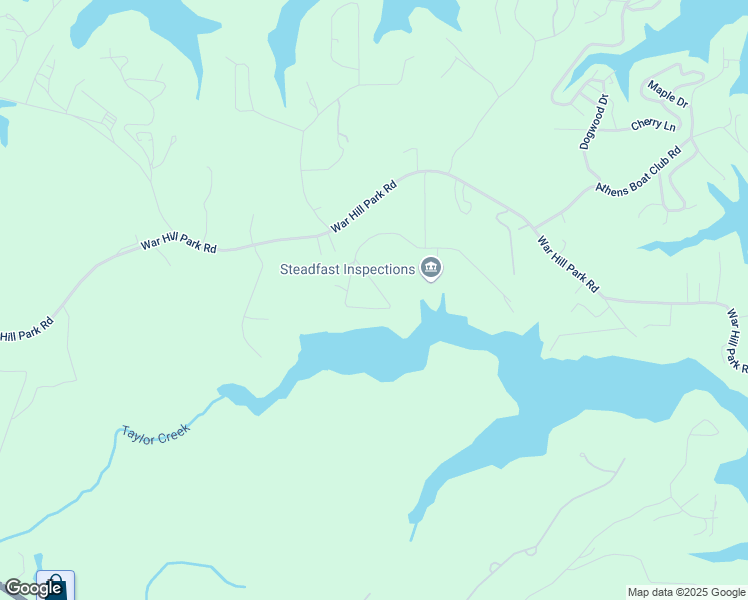map of restaurants, bars, coffee shops, grocery stores, and more near 425 Brookwood Drive West in Dawsonville