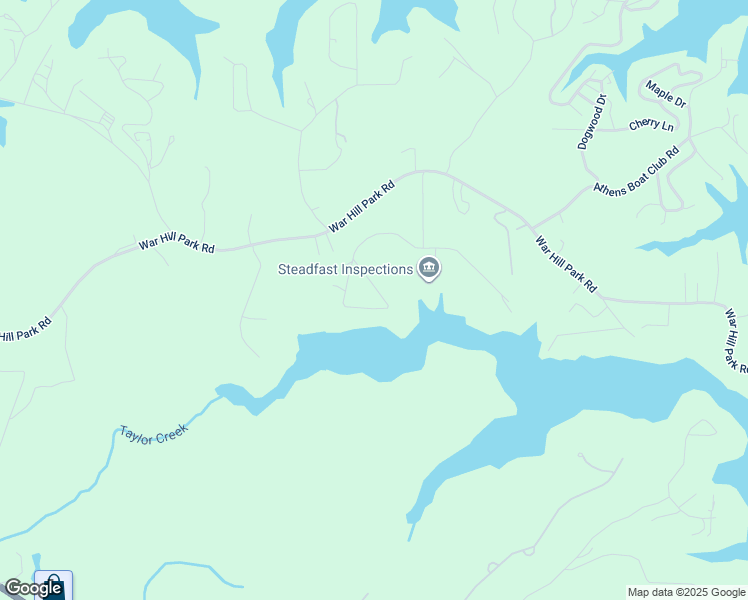 map of restaurants, bars, coffee shops, grocery stores, and more near 425 Brookwood Drive West in Dawsonville