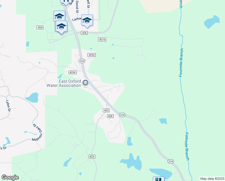 map of restaurants, bars, coffee shops, grocery stores, and more near 204 Orchid Cove in Oxford
