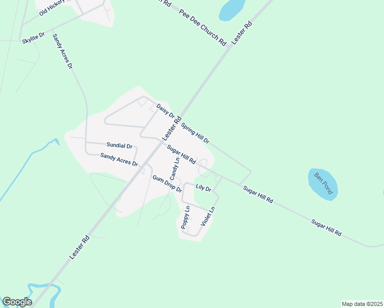 map of restaurants, bars, coffee shops, grocery stores, and more near 1636 Sugar Hill Road in Dillon