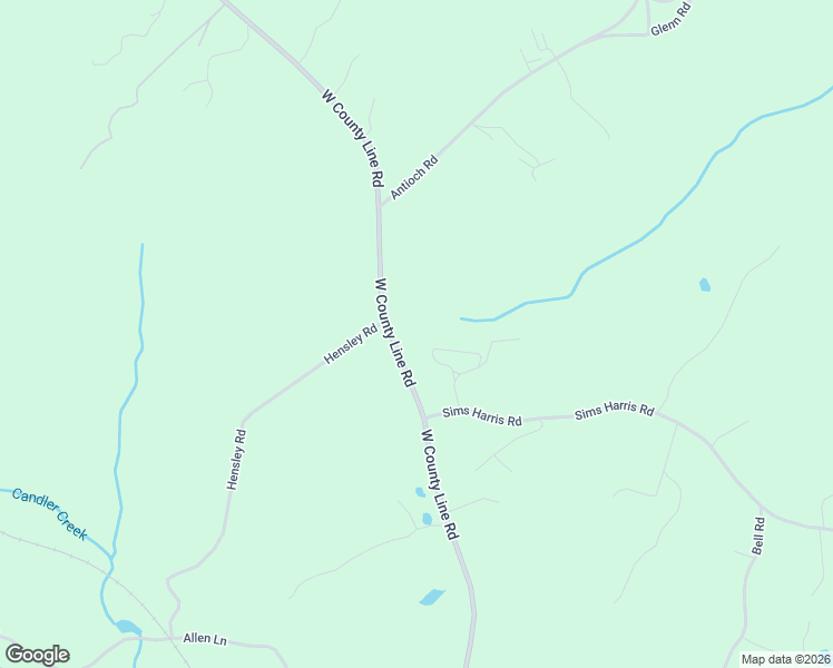 map of restaurants, bars, coffee shops, grocery stores, and more near 7407 West County Line Road in Lula