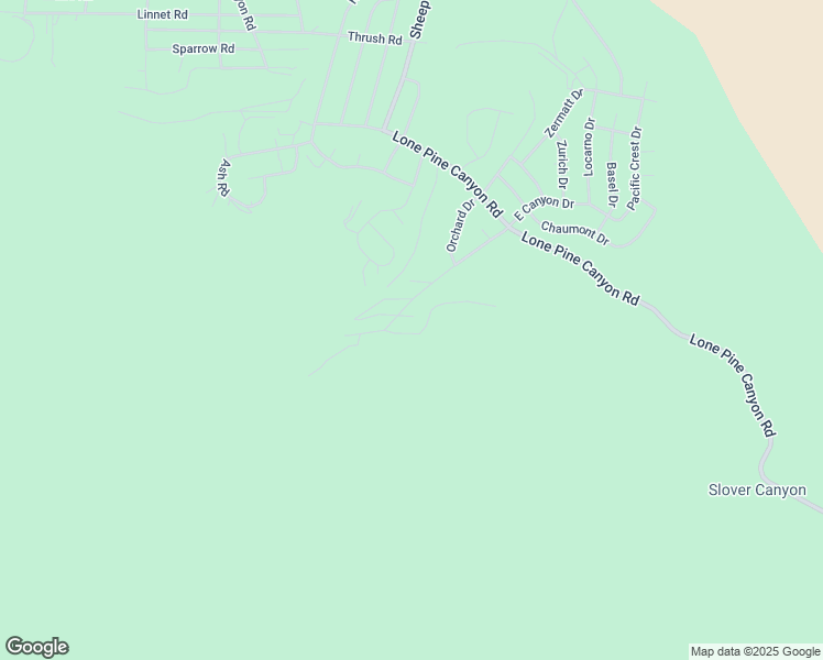 map of restaurants, bars, coffee shops, grocery stores, and more near 2068 Mojave Scenic Drive in Wrightwood
