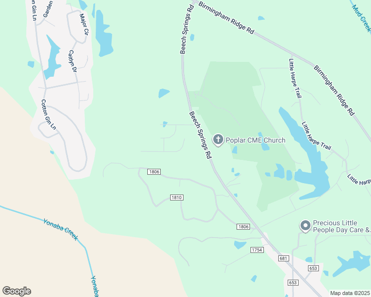 map of restaurants, bars, coffee shops, grocery stores, and more near 111 White Water Lane in Saltillo