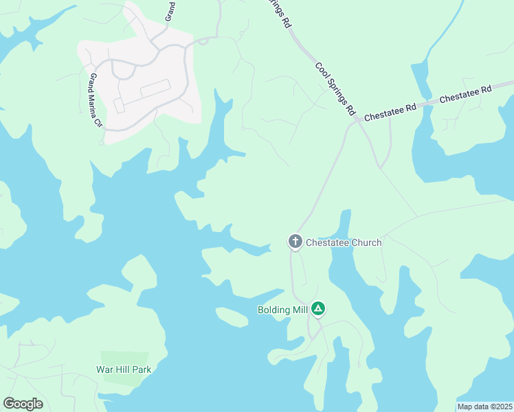 map of restaurants, bars, coffee shops, grocery stores, and more near 4038 Chestatee Road in Gainesville