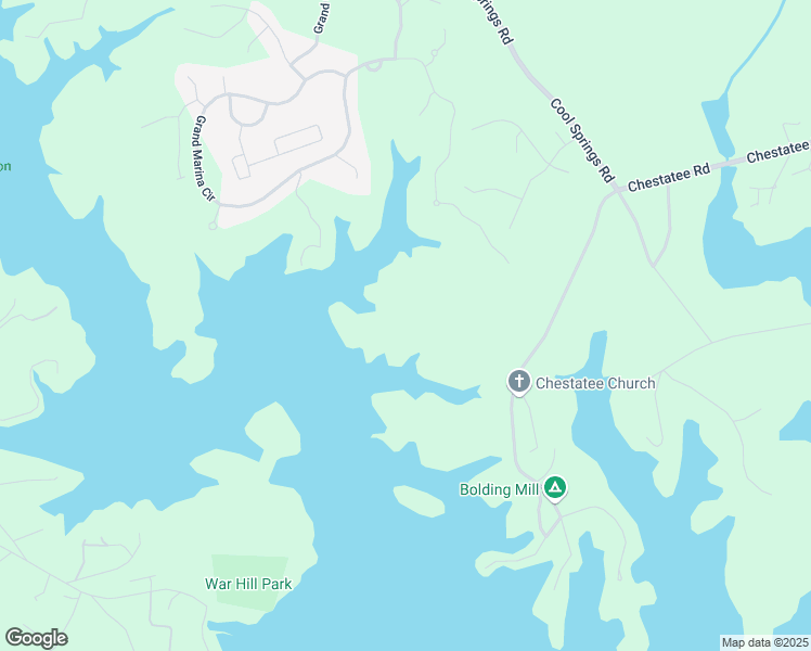 map of restaurants, bars, coffee shops, grocery stores, and more near 4053 Chestatee Road in Gainesville