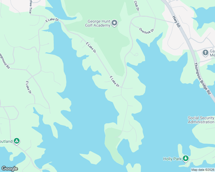 map of restaurants, bars, coffee shops, grocery stores, and more near 435 Peninsula Rd in Gainesville