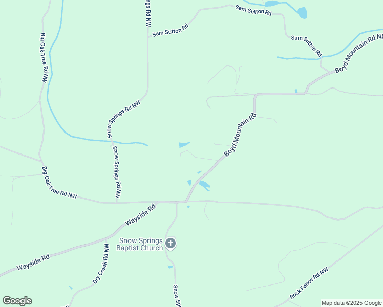 map of restaurants, bars, coffee shops, grocery stores, and more near 59 Boyd Mountain Road in Adairsville